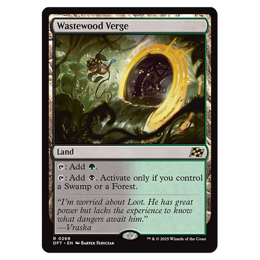 Wastewood Verge 0268 card from the Magic The Gathering set Aetherdrift