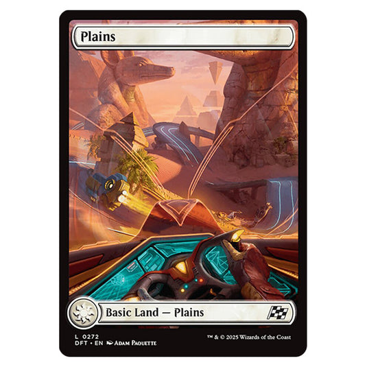 Plains 0272 card from the Magic The Gathering set Aetherdrift