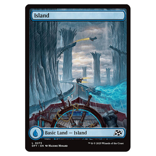 Island 0273 card from the Magic The Gathering set Aetherdrift