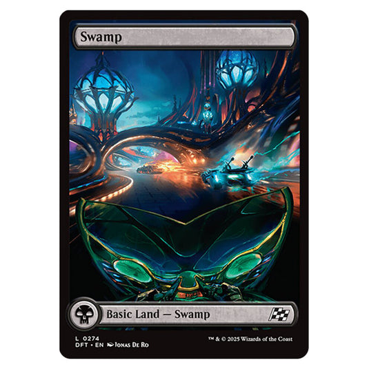 Swamp 0274 card from the Magic The Gathering set Aetherdrift
