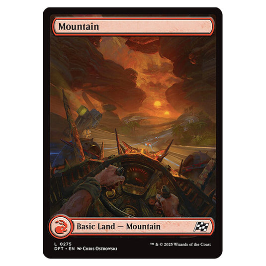 Mountain 0275 card from the Magic The Gathering set Aetherdrift