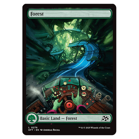 Forest 0276 card from the Magic The Gathering set Aetherdrift