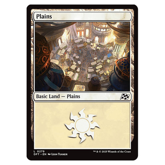 Plains 0279 card from the Magic The Gathering set Aetherdrift