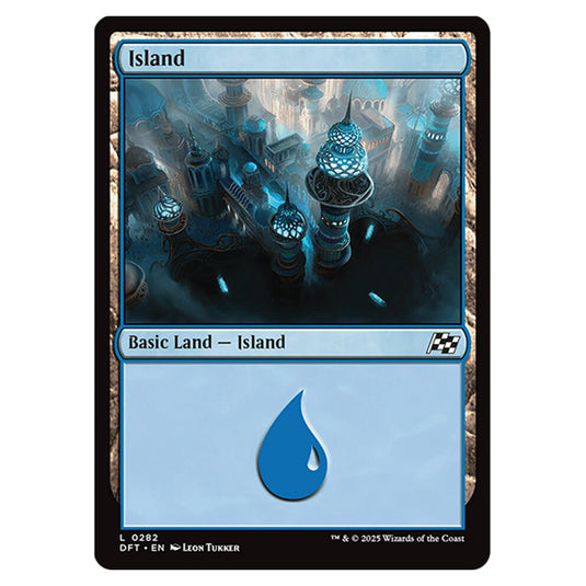 Island 0282 card from the Magic The Gathering set Aetherdrift