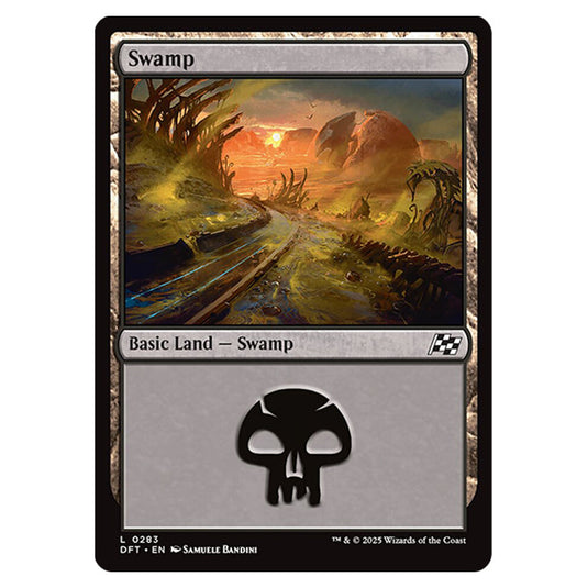 Swamp 0283 card from the Magic The Gathering set Aetherdrift