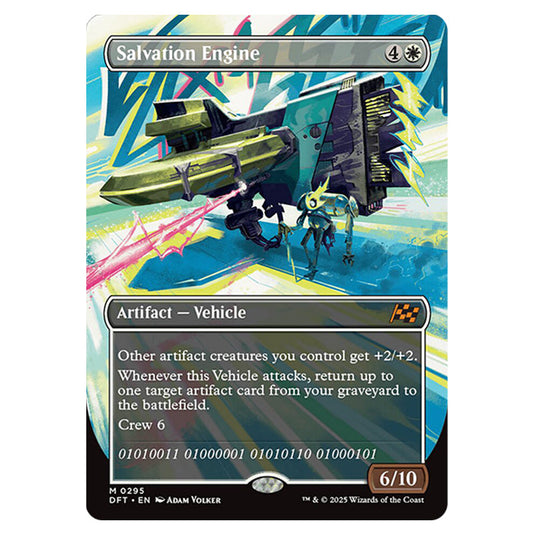 Salvation Engine 0295 card from the Magic The Gathering set Aetherdrift