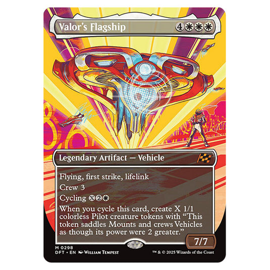 Valor's Flagship 0298 card from the Magic The Gathering set Aetherdrift