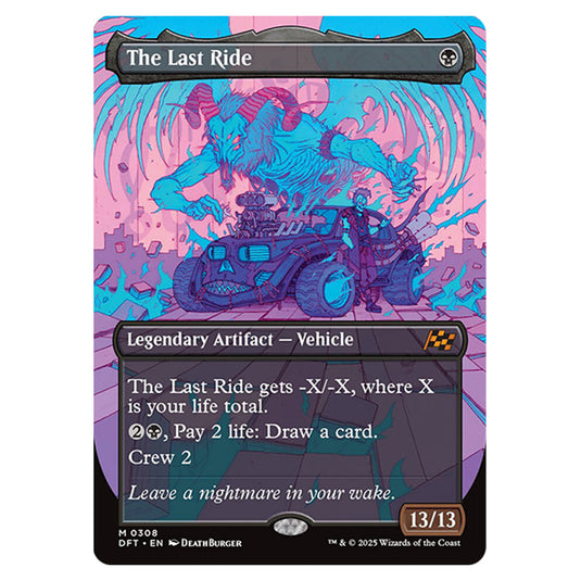 The Last Ride 0308 card from the Magic The Gathering set Aetherdrift