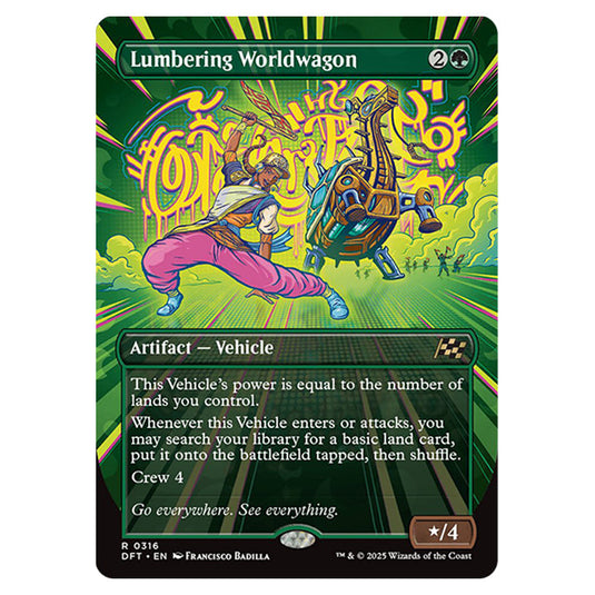 Lumbering Worldwagon 0316 card from the Magic The Gathering set Aetherdrift