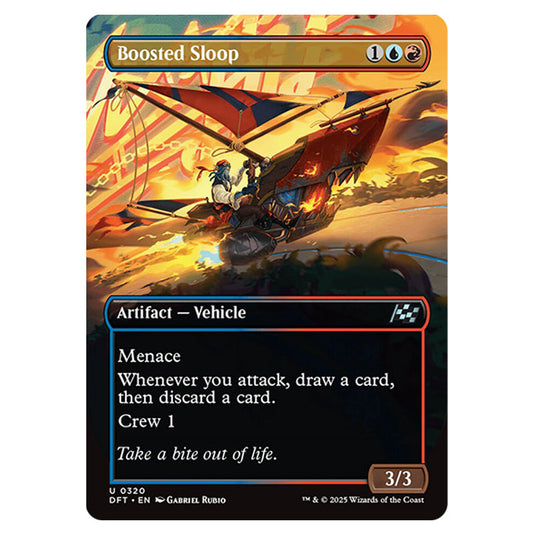 Boosted Sloop 0320 card from the Magic The Gathering set Aetherdrift