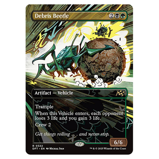 Debris Beetle 0322 card from the Magic The Gathering set Aetherdrift