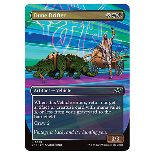 Dune Drifter 0323 card from the Magic The Gathering set Aetherdrift
