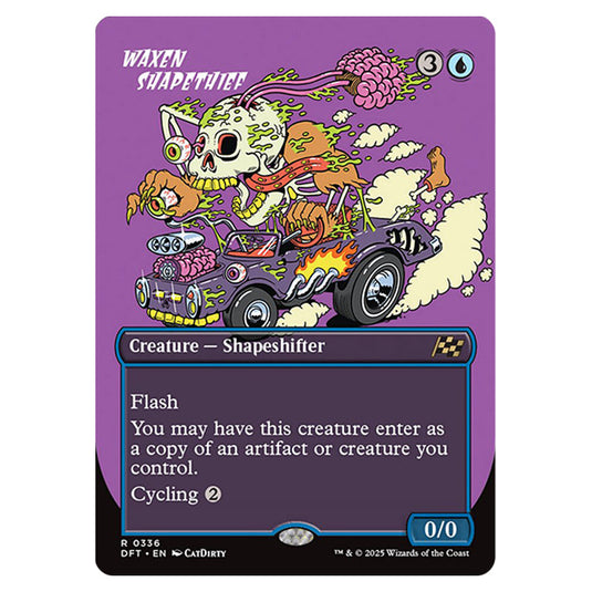 Waxen Shapethief 0336 card from the Magic The Gathering set Aetherdrift