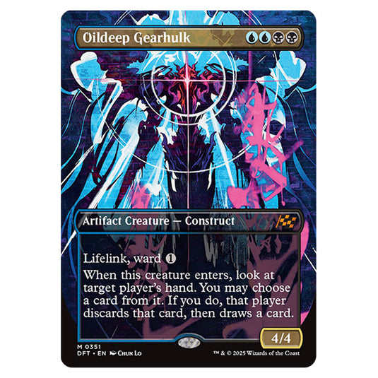 Oildeep Gearhulk 0351 card from the Magic The Gathering set Aetherdrift
