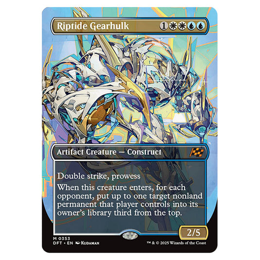 Riptide Gearhulk 0353 card from the Magic The Gathering set Aetherdrift