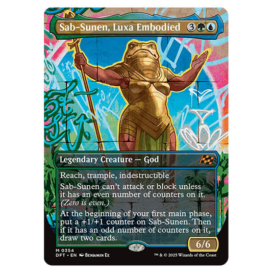 Sab-Sunen, Luxa Embodied 0354 card from the Magic The Gathering set Aetherdrift