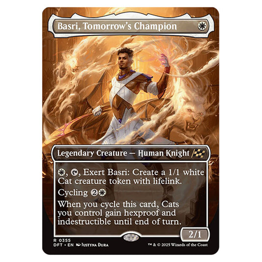 Basri, Tomorrow's Champion 0355 card from the Magic The Gathering set Aetherdrift