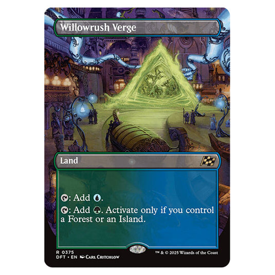 Willowrush Verge 0375 card from the Magic The Gathering set Aetherdrift