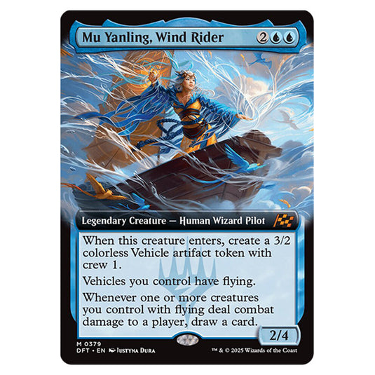 Mu Yanling, Wind Rider 0379 card from the Magic The Gathering set Aetherdrift