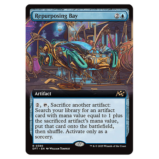 Repurposing Bay 0380 card from the Magic The Gathering set Aetherdrift