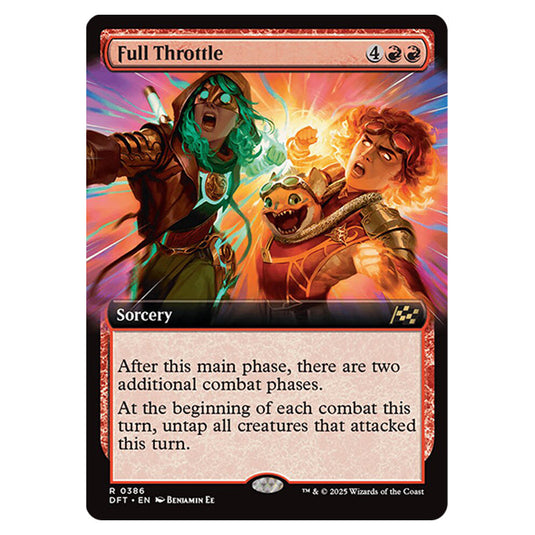 Full Throttle 0386 card from the Magic The Gathering set Aetherdrift