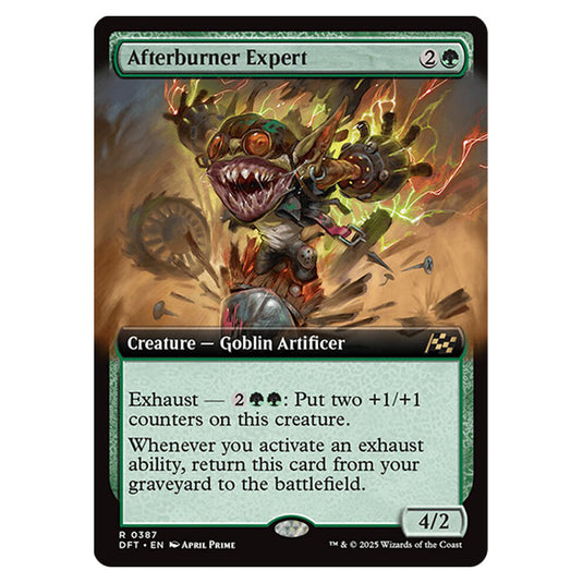 Afterburner Expert 0387 card from the Magic The Gathering set Aetherdrift