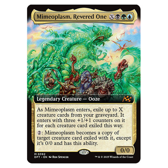 Mimeoplasm, Revered One 0392 card from the Magic The Gathering set Aetherdrift