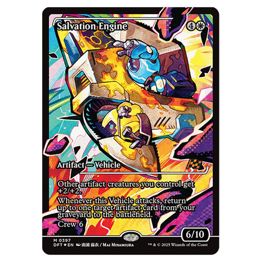 Salvation Engine 0397 card from the Magic The Gathering set Aetherdrift