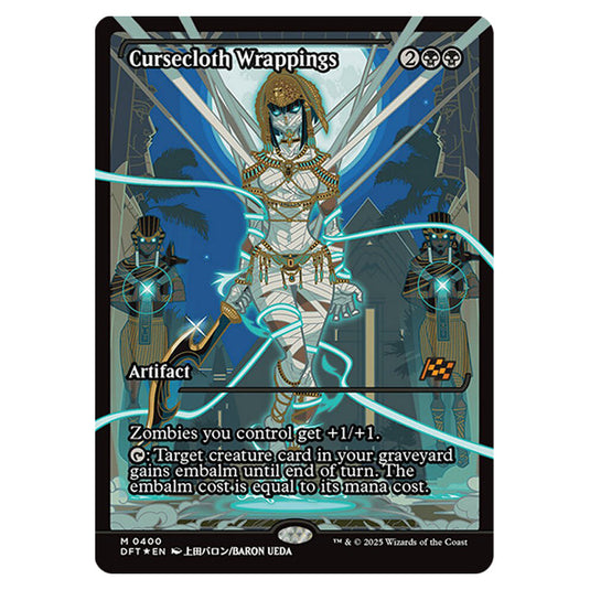 Cursecloth Wrappings 0400 card from the Magic The Gathering set Aetherdrift