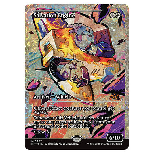 Salvation Engine 0407 card from the Magic The Gathering set Aetherdrift