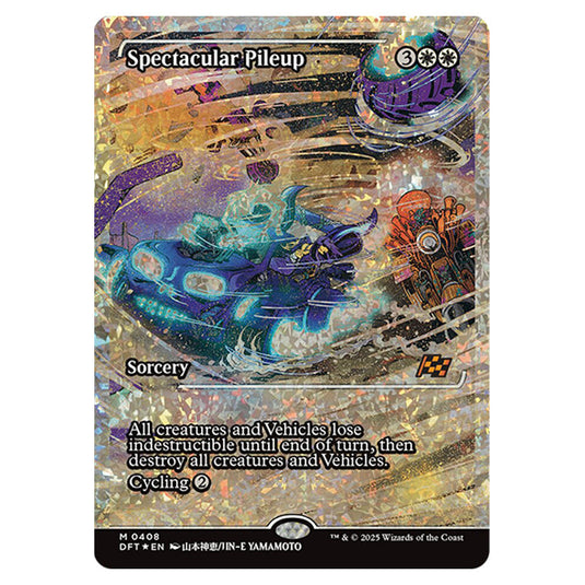 Spectacular Pileup 0408 card from the Magic The Gathering set Aetherdrift