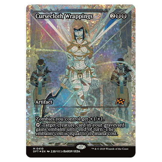 Cursecloth Wrappings 0410 card from the Magic The Gathering set Aetherdrift