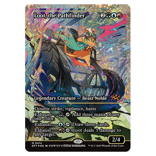 Loot, the Pathfinder 0414 card from the Magic The Gathering set Aetherdrift