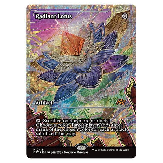 Radiant Lotus 0416 card from the Magic The Gathering set Aetherdrift