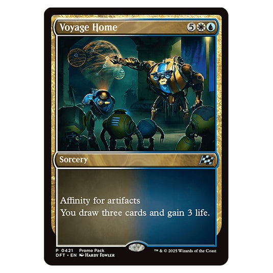 Voyage Home 0421 card from the Magic The Gathering set Aetherdrift