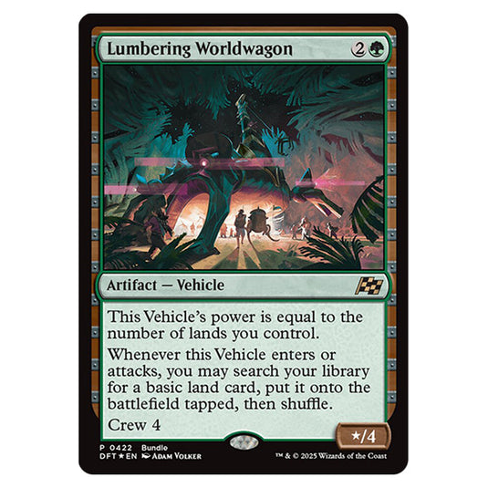 Lumbering Worldwagon 0422 card from the Magic The Gathering set Aetherdrift