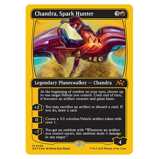 Chandra, Spark Hunter 0456 card from the Magic The Gathering set Aetherdrift