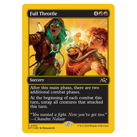 Full Throttle 0460 card from the Magic The Gathering set Aetherdrift
