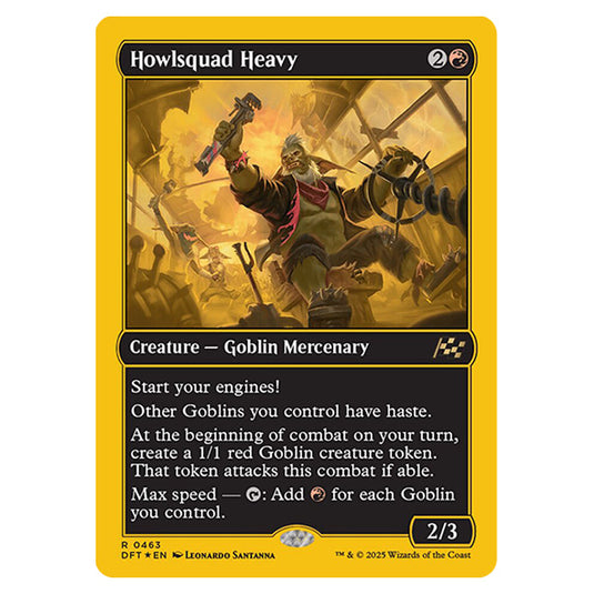 Howlsquad Heavy 0463 card from the Magic The Gathering set Aetherdrift