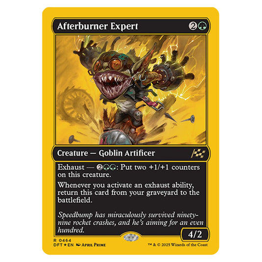 Afterburner Expert 0464 card from the Magic The Gathering set Aetherdrift