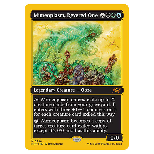 Mimeoplasm, Revered One 0486 card from the Magic The Gathering set Aetherdrift