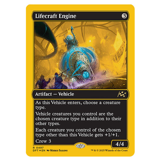 Lifecraft Engine 0497 card from the Magic The Gathering set Aetherdrift
