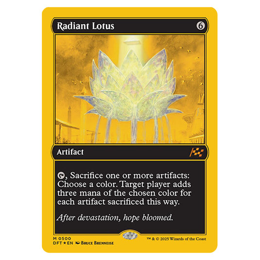 Radiant Lotus 0500 card from the Magic The Gathering set Aetherdrift
