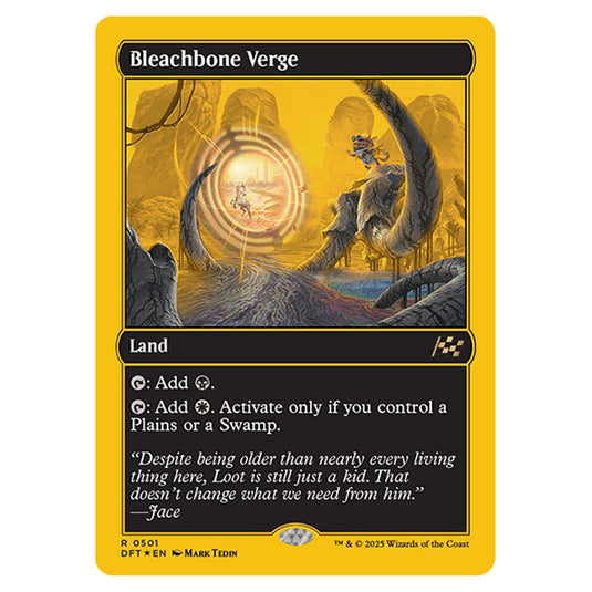 Bleachbone Verge 0501 card from the Magic The Gathering set Aetherdrift