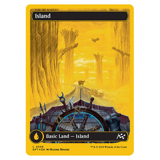 Island 0508 card from the Magic The Gathering set Aetherdrift