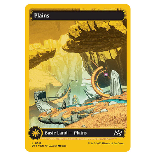 Plains 0512 card from the Magic The Gathering set Aetherdrift
