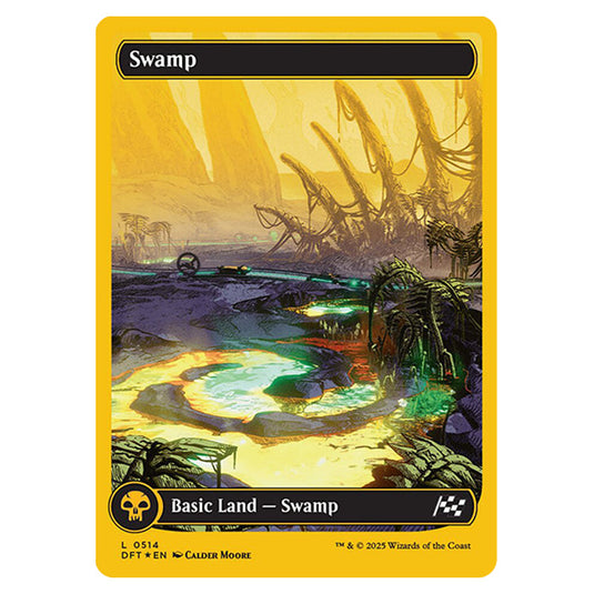 Swamp 0514 card from the Magic The Gathering set Aetherdrift
