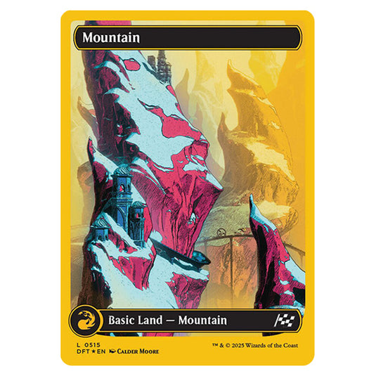 Mountain 0515 card from the Magic The Gathering set Aetherdrift