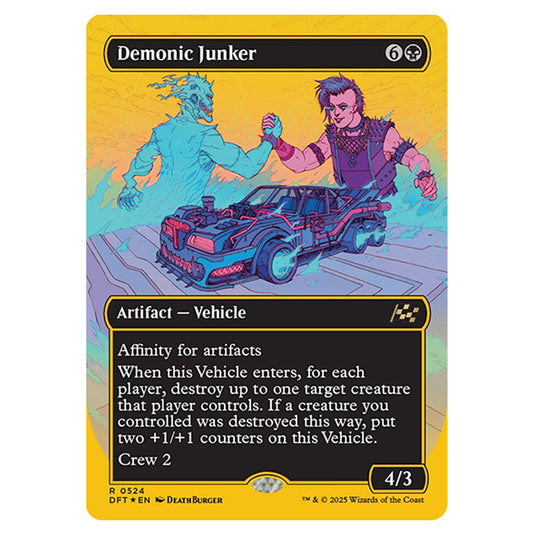 Demonic Junker 0524 card from the Magic The Gathering set Aetherdrift