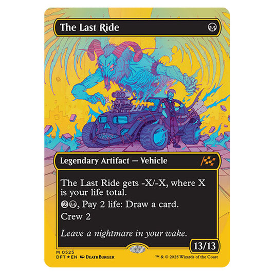 The Last Ride 0525 card from the Magic The Gathering set Aetherdrift